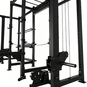 Rack <span class=keywords><strong>de</strong></span> Potencia Multifunción, Máquina <span class=keywords><strong>de</strong></span> <span class=keywords><strong>Poleas</strong></span> <span class=keywords><strong>de</strong></span> Doble Cable, <span class=keywords><strong>Jaula</strong></span> <span class=keywords><strong>de</strong></span> Sentadillas Comercial para Gimnasio, Entrenamiento <span class=keywords><strong>de</strong></span> Cuerpo Completo y Levantamiento <span class=keywords><strong>de</strong></span> Pesas - Product Image 6