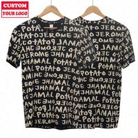 Streetwear scolaire en coton à manches courtes pour jeunes avec logo Dtg surdimensionné T-shirt lourd graphique T-shirt de sport personnalisé