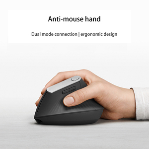 Modo BT dual Ergonómico RGB Ratón inalámbrico <span class=keywords><strong>vertical</strong></span> Tipo-c Carga USB 2,4G Ratón óptico para oficina de computadora portátil - Product Image 4