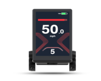 Tableau de bord numérique ebike avec LED, pour vélo électrique, scooter, bicyclette, écran LCD Câble usb 24V/36V/48V