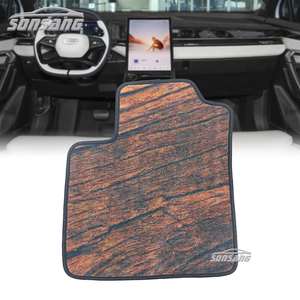 Alfombrillas de Coche Personalizadas SONSANG, Alfombras de Cuero de Lujo Impermeables para Coches Deportivos, Interiores Exóticos - Product Image 1