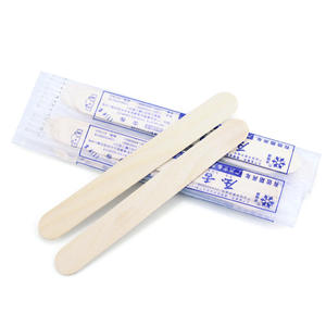 Abaisse-langues en bois Ice Snow stériles jetables, 100 pièces, emballage individuel, fournitures dentaires portables - Product Image 3