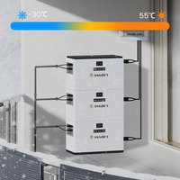 Système de stockage d'énergie solaire pour balcon en stock dans l'UE, 3,8 kWh, batterie lithium-ion 2,4 kW, micro-onduleur hybride hors réseau pour usage domestique