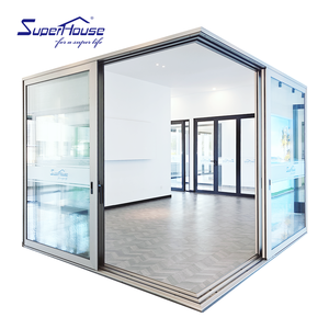 Kinh Doanh Văn Phòng Tùy Chỉnh Phân Vùng Tường Bão Nhôm Rõ Ràng Bullet Bằng Chứng Kính Sức Mạnh Nhiệm Vụ Nặng Nề Nâng Cửa Trượt - Product Image 2