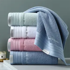 Serviettes de bain modernes et douces, 100otton, 100% coton, 700gsm, tissage plat, Zhejiang, serviette de bain pour bain, hôtel, plage