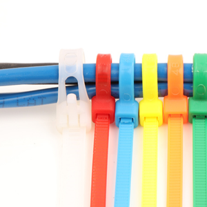 Rcr tái sử dụng Nylon quan hệ cáp-100 pcs buộc cáp quan hệ Zip Nylon tự khóa quan hệ dây có thể điều chỉnh nylon có thể tháo rời - Product Image 4