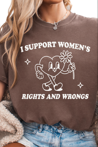 เสื้อยืดคอมฟอร์ท คัลเลอร์ส เฟมินิสต์สำหรับผู้หญิง ทรงหลวม แขนสั้น ผ้าฝ้าย คอกลม ลำลอง พิมพ์ลายการ์ตูน ทุกฤดูกาล - Product Image 1