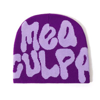 New American Fashion Street Boy and Girl Hip Hop Rap Skateboard Cool Hat Letters Character All-match Beanie Knitted Cold Hat