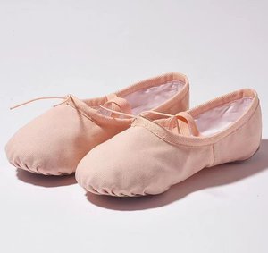 Zapatos de Ballet Latinos de Suela Suave para Niñas, Resistentes al Desgaste, para Clases de Danza y Modelado Corporal en Interiores - Product Image 1