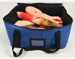 Kit d'évaluation des traumatismes en 16 parties, ensemble de simulation de blessures multiples, modèles d'entraînement aux soins des traumatismes et aux bandages de premiers secours - Product Image 5