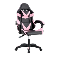 Chaise de jeu ergonomique à dossier haut avec support lombaire, réglable en hauteur, personnalisable et économique, pour ordinateur et jeux vidéo