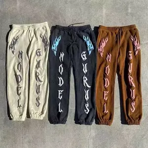 Calças de moletom personalizadas para homens, calças masculinas estampadas em 3d e de corrida para homens
