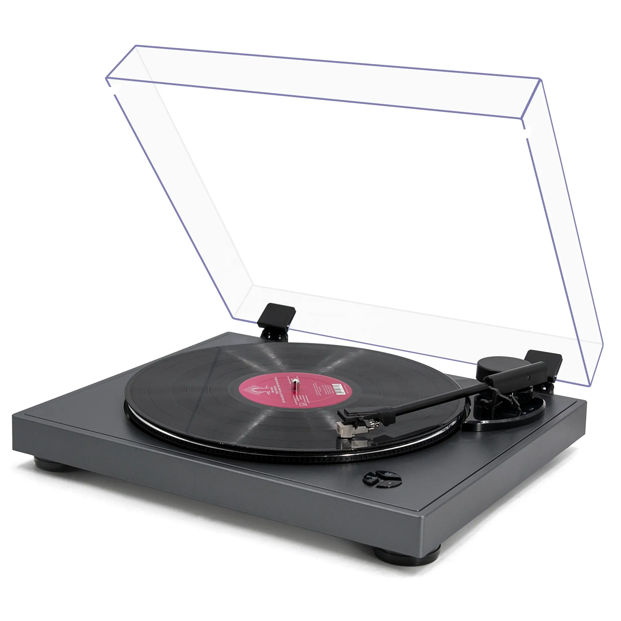 Belt-Drive vinyl record player with Bluetooth output and AT Cartridge AT3600L and Build in pre-amplifier and belt driver