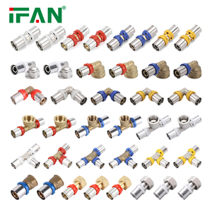 IFAN Venta <span class=keywords><strong>al</strong></span> por mayor Accesorios PEX-<span class=keywords><strong>AL</strong></span>-PEX Multicapa HVAC en forma de U, Codo, Conector en T, Acoplamiento de Latón, Accesorios de Prensado - Product Image 1