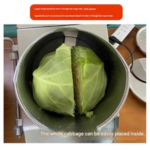 Coupe-légumes industriel électrique, machine commerciale pour la découpe et le tranchage de pommes de terre à grande capacité et le râpage du fromage - Product Image 5