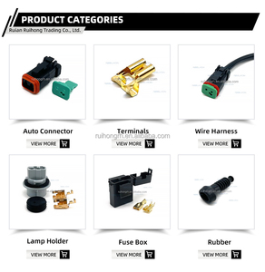 Индивидуальный 2-контактный медный автомобильный жгут проводов с нейлоновым корпусом, провода 15 см, разъемы <span class=keywords><strong>1015</strong></span>/AVSS/FLRY-B, 12162000, 12052641 - Product Image 4