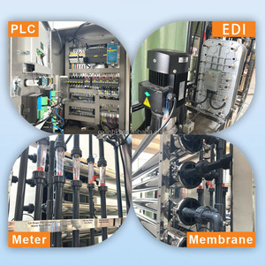 Sistema de Tratamiento de Agua Ultrapura EDI de Acero Inoxidable JuJin de 1 Tonelada, Purificación RO+EDI para 1000 LRO, 380V - Product Image 2
