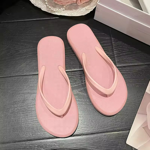 Wholesale Ladies PVC Breathable Summer Beach Flip Flops Custom Color & Size High Quality Outdoor Wedding for - Product Image 5