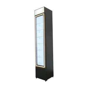 Réfrigérateur vertical mince pour bouteilles de bière OUMEITE SC105H 105L, pour supermarché - Product Image 4