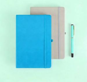 A5 Customized Pocket Notepad PU Leather Diary Note Book Custom Elastic Band Hardcover <b>Planner</b> Journal Notebook - Product Image 4