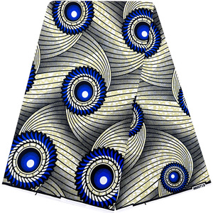 Tissus Cire Imprimée à Motif <span class=keywords><strong>Personnalisé</strong></span> 100% Coton Ankara, Tissus Africains Cire Golden Grand pour Vêtements - Product Image 3