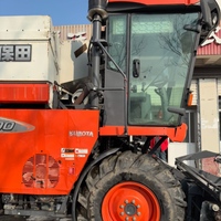 Machinerie agricole, moissonneuse-batteuse à riz Kubota 100HP PRO100, moissonneuse-batteuse à riz avec prix plus bas