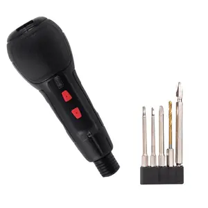 3-Speed Manual Electric Screwer Integrated Rechargeable Electric Screwdriver With Torque Adjustment Straight Handle