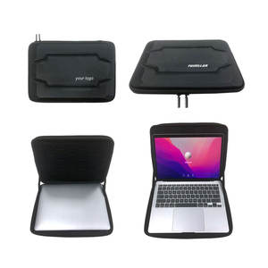 Bolsa de ordenador portátil de negocios de cuero EVA PU con logotipo personalizado, funda de transporte ligera y portátil de estilo sencillo para portátil - Product Image 1