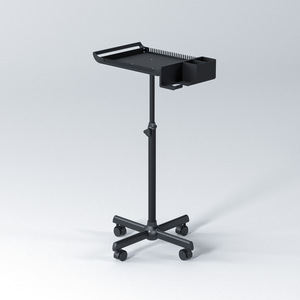 รถเข็นซาลอน Z Black ปรับระดับความสูงได้ สำหรับต่อผม ทำสีผม และวิกผม - Product Image 2