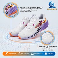 Calzado Deportivo Unisex para Jóvenes y Adultos, Parte Superior de Malla Transpirable, Entresuela de EVA, Suela de Goma Antideslizante y Absorbente de Impactos, para Actividades en Interiores y Gimnasio