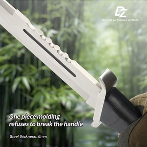 มีดต่อสู้ Ram B3 คุณภาพสูง ปรับแต่งได้ ใบมีดเหล็กกล้าไร้สนิม ด้ามไม้ พร้อมปลอกมีด รุ่นลิมิเต็ดอิดิชั่น OEM DIY - Product Image 3