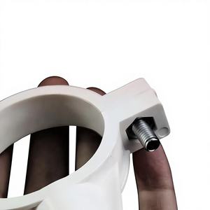 Abrazadera de <span class=keywords><strong>PVC</strong></span> de doble uso <span class=keywords><strong>para</strong></span> drenaje, tipo elevador, engrosada, con hebilla fija en forma de U, conexión hembra de cabeza hexagonal, modelo métrico 50-315 - Product Image 4