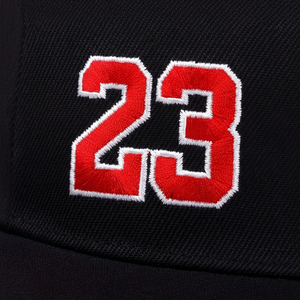 Casquette de baseball de sport à 6 panneaux personnalisée de haute qualité pour hommes Snapback noir vintage avec logo brodé cyclisme ajusté de qualité - Product Image 1