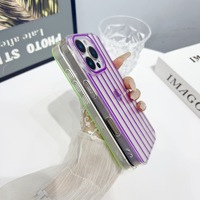 Veilleuse lumineuse TPU coque de téléphone souple pour iPhone 15 14 13 Fluorescent néon téléphone portable et accessoires pour iPhone 16 Pro Max