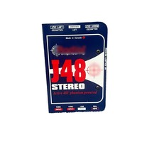 J48 Stereo Dual Channel DI Box for Guitar Bass Keyboard Electroacoustic Instruments