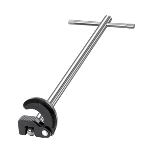 Clé à lavabo industrielle YUHANG 10 pouces, réglable, pour robinet d'évier, personnalisable, en acier au carbone, pour 3/8'' et 1-1/4'' - Product Image 4