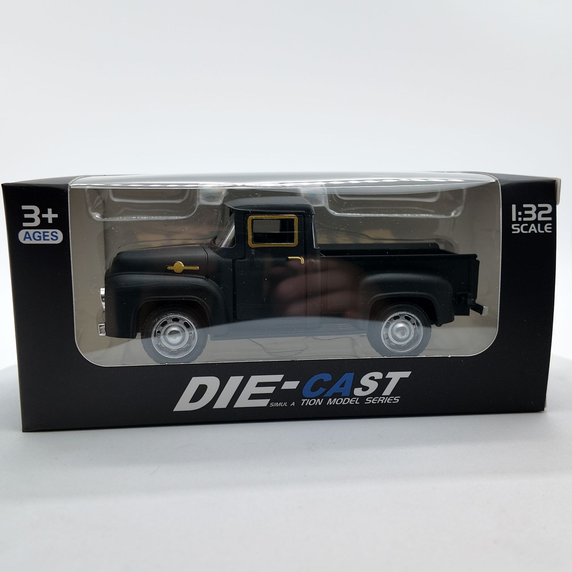 Piccolo camioncino nero-12,5*5*4 cm-scatola nera