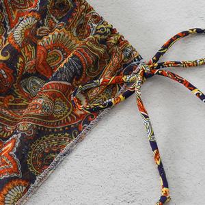 ชุดบิกินี่ลายเสือดาวสำหรับผู้หญิงจากกวางโจว Outpace พร้อมบริการตัวอย่างฟรี บราแบบดันทรง ดีไซน์ผูกข้าง รับผลิตแบบ OEM - Product Image 4