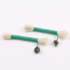 Interactive Cotton Rope Stick Chew Toys for Pets Relieve Boredom and <b>Worm</b> Addiction Grinding Teeth Cleaning Cat Chew Toys - Product Image 4