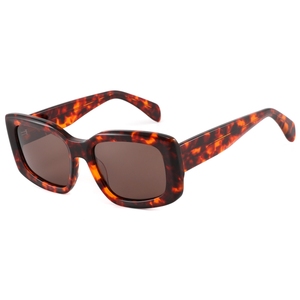 Lunettes de soleil rectangulaires unisexes, monture grise, protection UV400, protection solaire pour adultes - Product Image 4