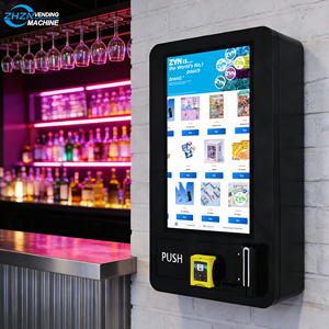 Distributeurs automatiques de cigarettes électroniques intelligents à écran tactile Zhenghe <span class=keywords><strong>32</strong></span> pouces, à fixer au mur, avec paiement par carte de crédit et espèces pour cigarettes ZYN - Product Image 1