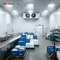 Unité de condensation refroidie par eau, compresseur semi-hermétique, équipement de réfrigération et d'échange de chaleur pour chambre froide et congélateur, vente en gros