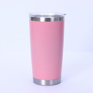 Hot Pink <b>Cup</b> Mug 20Oz Stainless Steel Insulated Double Wall Vacuum Sweat Free BPA Free <b>Reusable</b> Travel Mug ASM25 - Product Image 6