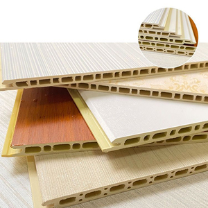 Tấm ốp tường tích hợp sợi gỗ tre tự lắp đặt nhanh chóng, tấm trần WPC, tấm trang trí tường, tấm bảo vệ tường - Product Image 4