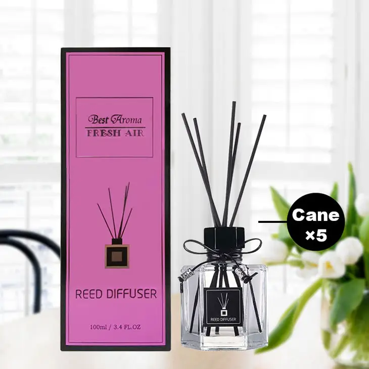 Custom logo frosted bottle reed diffuser