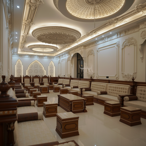 Mobilier de Majlis Arabe Moderne |     Personnalisation Possible |    Livraison gratuite dans le monde entier - Product Image 3