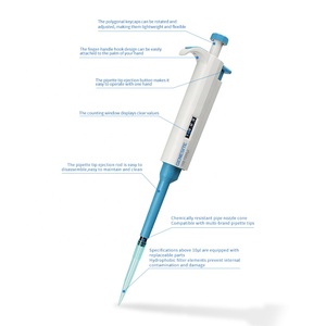 Hoge Precisie Eenkanaals Pipet Instelbaar Volume Met Digitaal Display Breed Bereik 0.1-1000μl Ergonomisch Ontwerp Voor Laboratoriumgebruik - Product Image 2