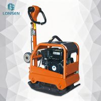 Compacteur à plaque vibrante 90 Hz, vitesse de déplacement de 1,3 km/h pour le compactage du sol et du gravier sur les chantiers de construction