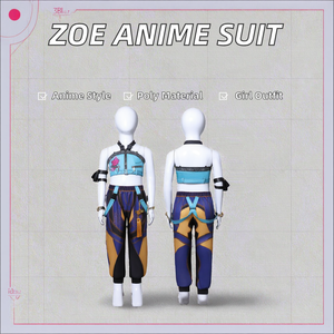 <span class=keywords><strong>Disfraz</strong></span> de Cosplay de Anime KPop Demon para Niñas, Conjunto Completo 'Superstar Zoe', Traje de Personaje para Fiesta de Halloween Infantil, Peluca y Abrigo - Product Image 3