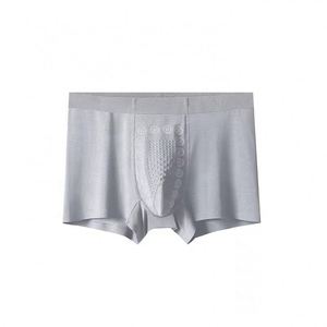 Factory Wholesale <b>Custom</b> Modal <b>Boxer</b> Underwear Breathable Knitted Business Simple Underwear Comfortable Particle Massage Design - Product Image 2